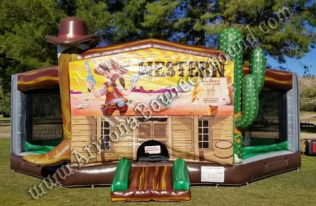 Western village 20 x 20 Bounce House Rental Phoenix Arizona