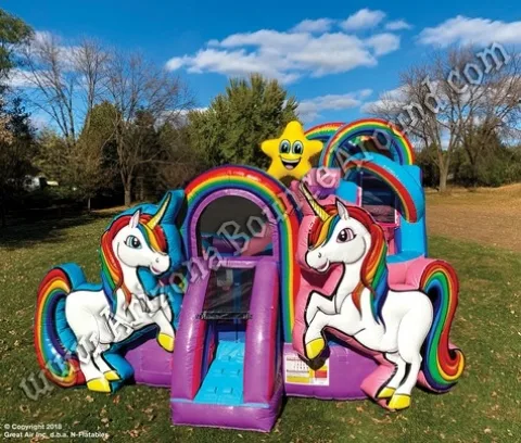 Unicorn Inflatable Playland Rental Phoenix, Arizona, Denver Colorado