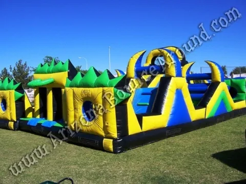 Big inflatable Obstacle course rentals Phoenix AZ