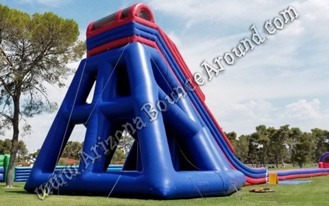 100 feet long Carnival fun slide rental available Big Round Wheel