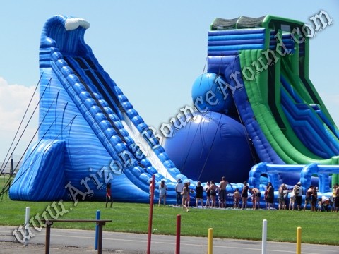 Big Inflatable Water Slides for Festivals and Events - Huge