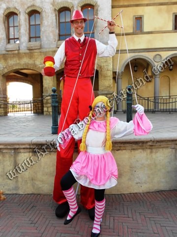 circus stilt walkers