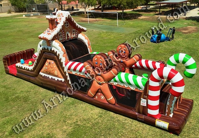 47' Gingerbread Obstacle Course Rental Mesa