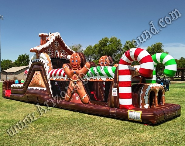 47' Gingerbread Obstacle Course Rental Mesa