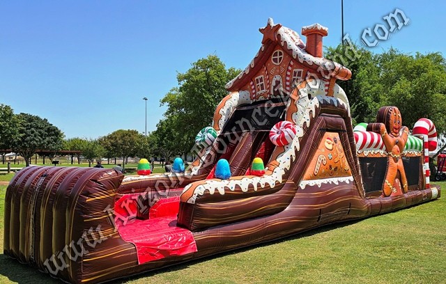 47' Gingerbread Obstacle Course Rental Mesa