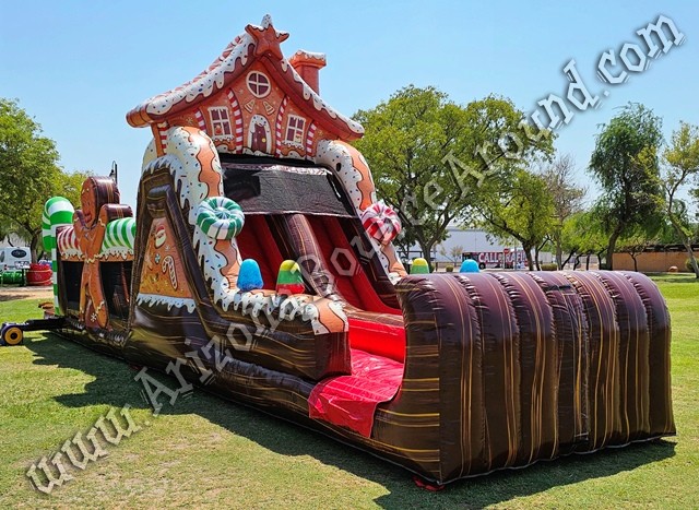 47' Gingerbread Obstacle Course Rental Mesa