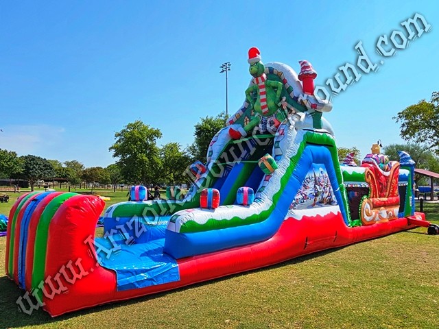 47' Grinch Obstacle Course Rental Phoenix