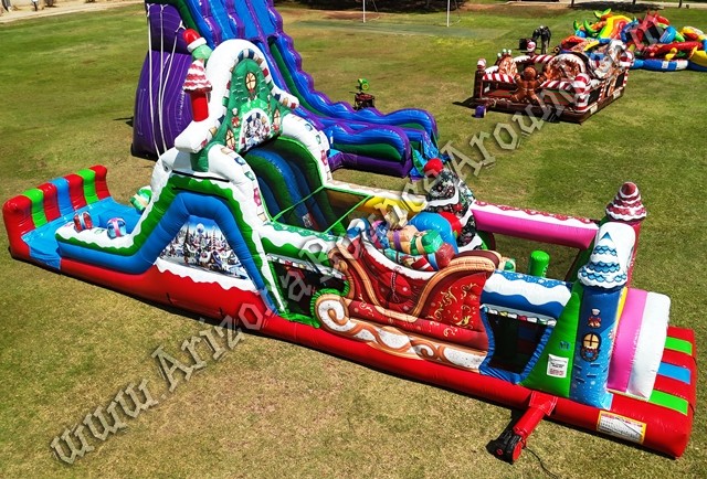 47' Grinch Obstacle Course Rental Phoenix