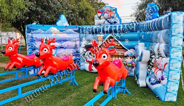 Giant Ride on Reindeer Racing Game Rental Tempe