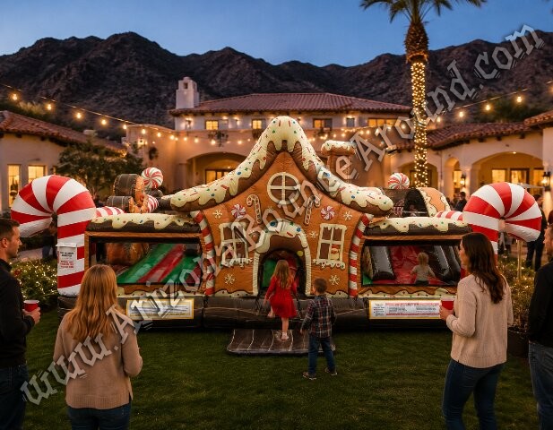 Gingerbread House Bounce House Rental Scottsdale Arizona
