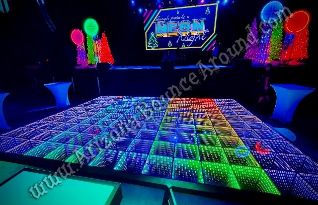 Glowing Dance Floor Rentals Phoenix