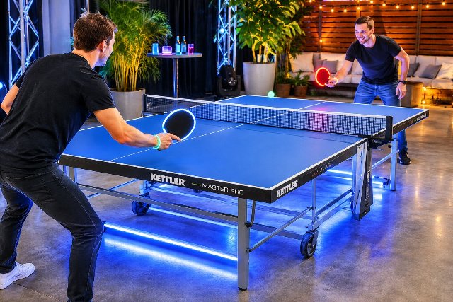 LED Ping Pong Table rental Scottsdale