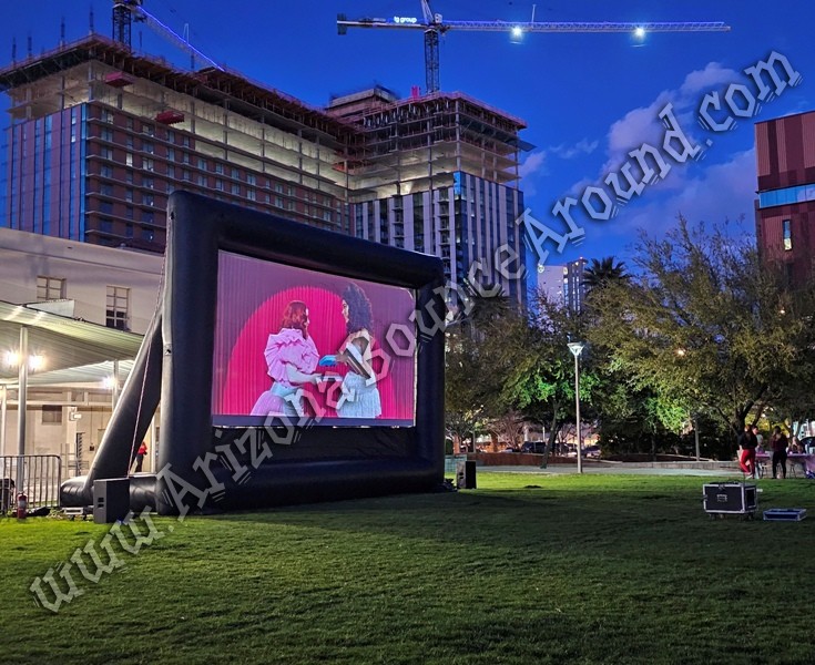 Movie Screen setup in Phoenix Arizona