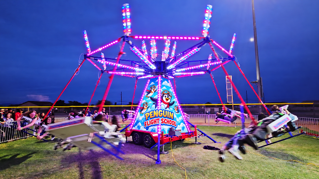 Christmas themed carnival ride rentals in Phoenix