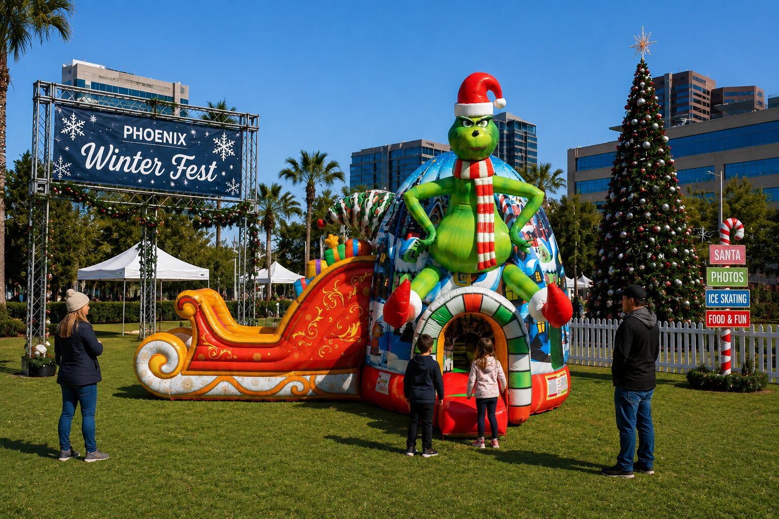 Grinch Bounce house Rentals Phoenix