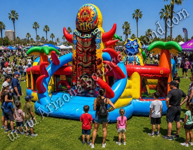 Tiki Island Obstacle Course Rental Phoenix