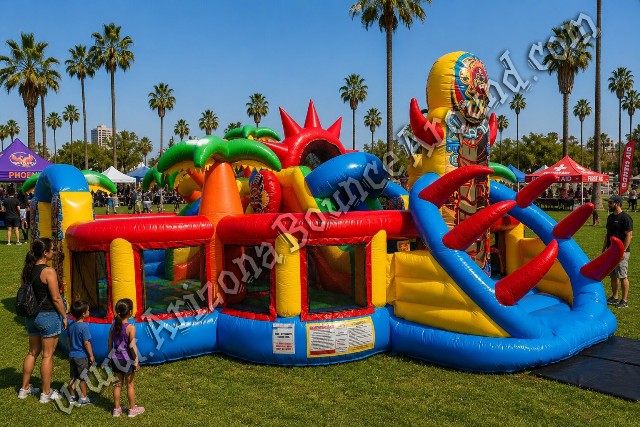 Tiki Island Obstacle Course Rental Phoenix