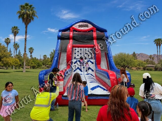 Ninja Warrior Warped Wall Game Rental Phoenix - Ninja Warrior Game Rentals - AZ, CO, NV, NM, CA