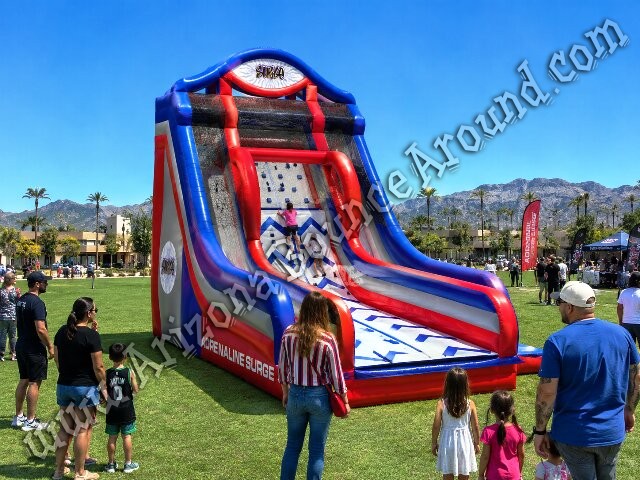 Ninja Warrior Warped Wall Game Rental Phoenix - Ninja Warrior Game Rentals - AZ, CO, NV, NM, CA
