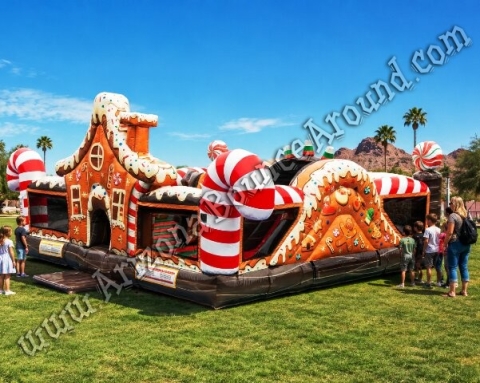 Gingerbread House Bounce House Rental Scottsdale Arizona