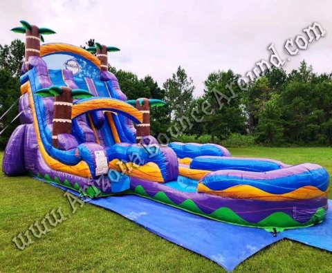 22' Hurricane Double Lane Water Slide Rental Scottsdale