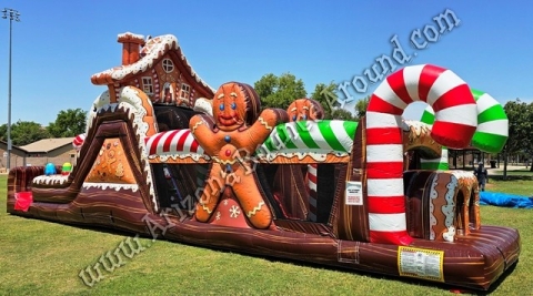 47' Gingerbread Obstacle Course Rental Mesa