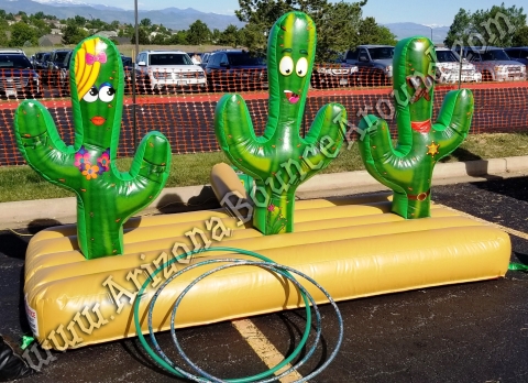 cactus hoop toss game rental inflatable