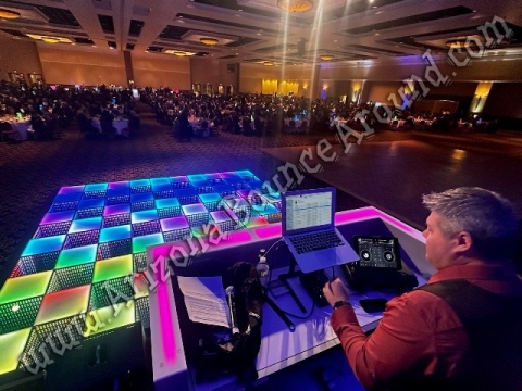 Glowing Dance Floor Rentals Phoenix