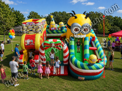Minion Christmas Obstacle Course Rental Phoenix
