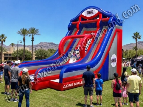 Ninja Warrior Warped Wall Game Rental Phoenix - Ninja Warrior Game Rentals - AZ, CO, NV, NM, CA