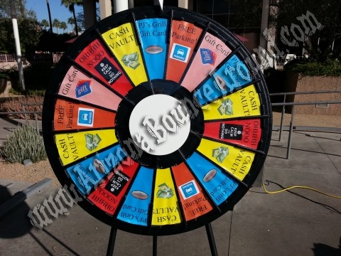 Prize Wheel Carnival Game Rental - Promotional Event - San Francisco