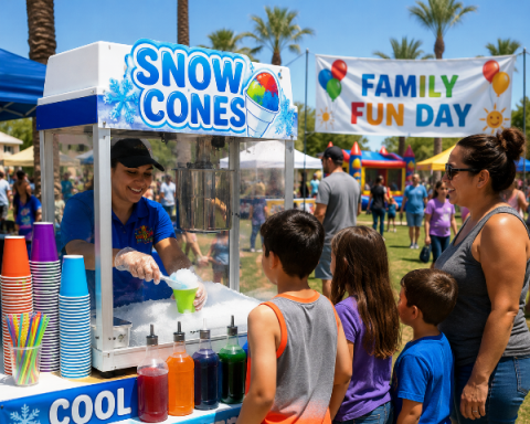 Snow Cone Making Machine Rental in Phoenix