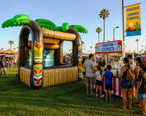 Snow Cone Concession Stand Rental - Tiki Bar Rentals - Phoenix, Scottsdale, Tempe Arizona
