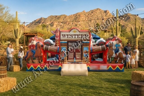 Western Totem Pole Bounce House Rental Phoenix