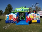 sesame street inflatable rental phoenix Scottsdale, sesame street bouncer rental, sesame street bouncy rental, sesame street jumpy rental, kids educational party rental ideas, kids inflatable rental, elmo bouncy rental phoenix scottsdale az