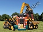 Construction-Themed Inflatable Rentals in Phoenix Arizona - Inflatable Dump Truck - Construction Themed Events for kids parties   